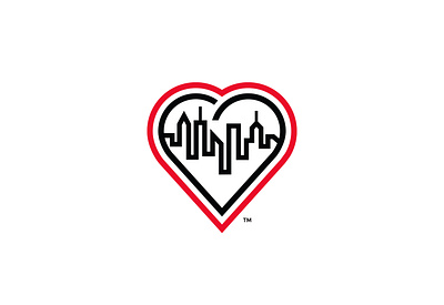 For the Love of the City Branding branding charity design graphic design illustration logo non profit vector