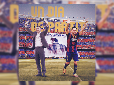 Welcome Xavi adobe adobe photoshop adobephotoshop barca barcelona coach design football hope legend new poster spain sport welcome xavi