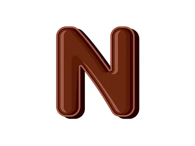 Chocolate letter chocolate food letter tasty