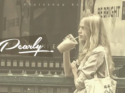Pearly - Free Photoshop Action image