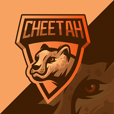 Cheetah Mascot Logo branding cheetah design detailed drawing esports logo illustration logo mascot vector