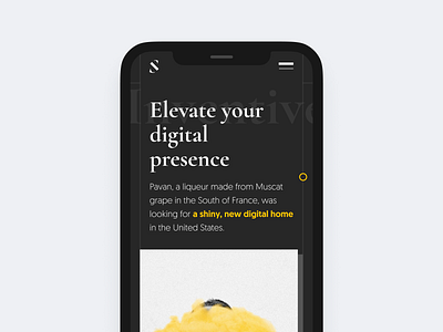 Digital agency website - Mobile agency design design concept digital homepage mobile modern responsive ui ux ui design web design