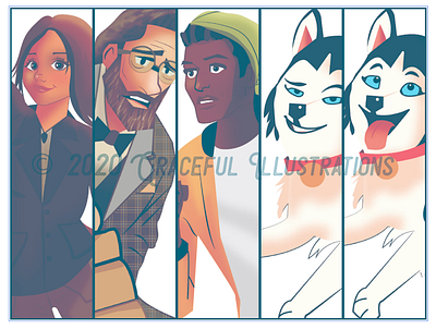 The Thrilling Adventures of Rosa Stone 3d adventure bible character design children design digital art graceful illustrations illustration kids pet vector wacom young adults