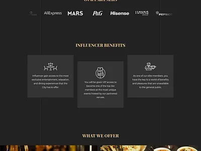 Influencer css html jquery js laravel react website