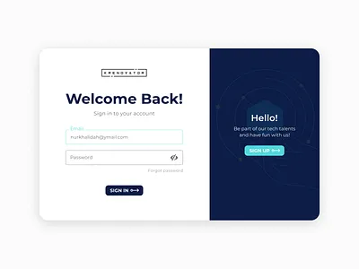 Login form user interface study branding design minimal redesign concept uidesign