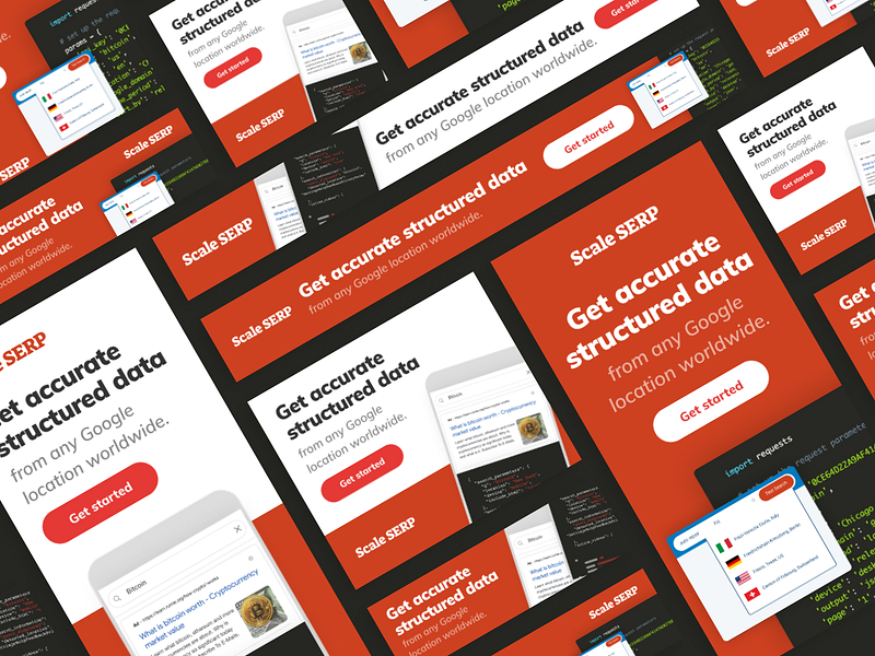Smarp - Google Custom Display ad design