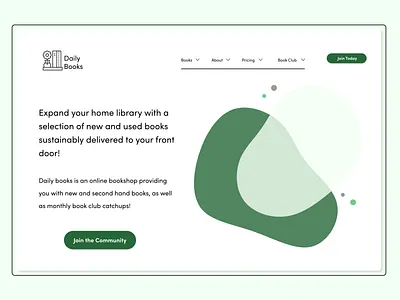 Daily UI Challenge - 003 brand clean dailyui dailyuichallenge design graphic design illustration landingpage landingpagedesign minimal ui uidesign website wesbitedesign