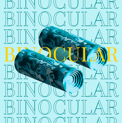 Binocular - illustrator 3D feature 3d ad adobe design graphic design illustration illustrator poster