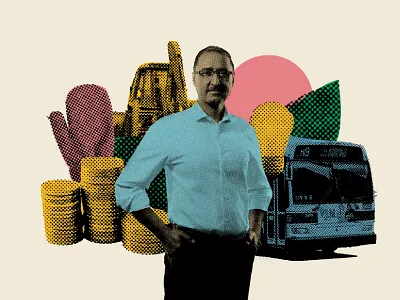 Amarjeet Sohi Platform Photo Illustration brand branding bright edmonton halftone identity illustration mayor