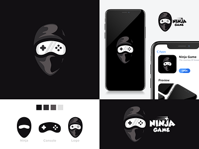 Ninja Game branding branding design branding designs double meaning logo game logo graphic design graphic designer logo logo design logo design service logo design services logo designer logo inspiration logoidea logoideas logoinspirations logos ninja ninja logo ninja logo design