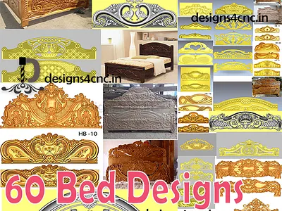 New 60 CNC Bed Design Collection 3d artcam cnc design door graphic design laser stl