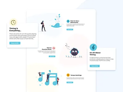 A Modern Metronome App for a Music Startup design metronome music startup ui ux webdesign webdevelopment website