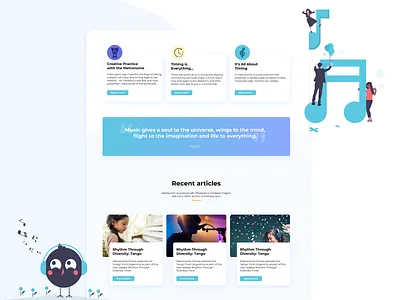 A Modern Metronome App for a Music Startup color design metronome music startup ui uidesign ux uxdesign webdesign webdevelopment website