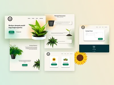 Planteria.Kit UI Design branding logo ui