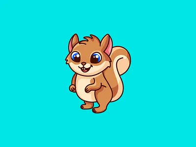 Squirrel character design design graphic design illustration logo logo design squirrel squirrel design squirrel logo vector wood