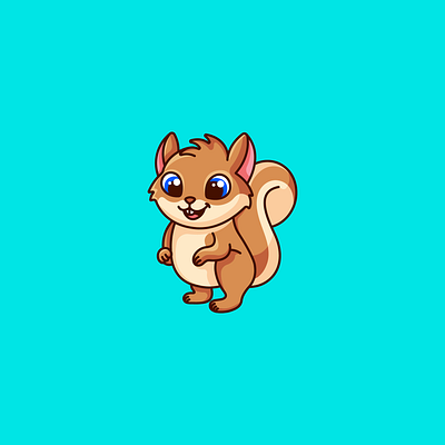 Squirrel character design design graphic design illustration logo logo design squirrel squirrel design squirrel logo vector wood
