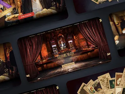 The Neverlands - an immersive experience card color design food history illustration restaurant ui ux webdesign webdevelopment website