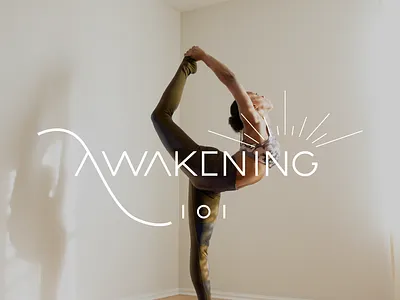 Awakening 101 Branding branding design jillstclair jillstclaircreative logo logodesign yoga yoga design