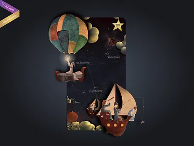 The Neverlands - an immersive experience animation card color design food history illustration restaurant ui ux webdesign webdevelopment website