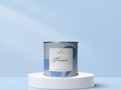 Candle label design abstract blue branding candle candle design candle label graphic design label label design packaging