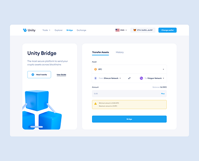Crypto Bridge asset blockchain bridge crypto dashboard web3