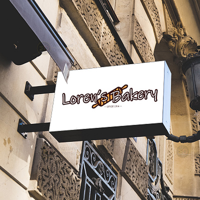 Loren's Bakery adobe adobe illustrator brand brand naming branding creative design digital arts graphic design illustration logo logo design logodesigner logotype sign typography