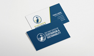 Gulf Coast Center for Ecotourism and Sustainability bird branding business card eco ecotourism illustration logo sustainability