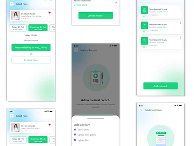 Doctor app Animation dashboard mobile app mobileapp mobileappdedesign motion motion graphics motiongraphicsartist ui uidesign uidesigner uitrends uiux user interface ux uxdesign uxdesigner