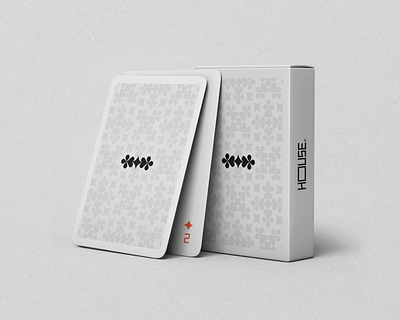 House® Card Deck branding design mockup poker product