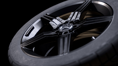 AMG Rim 2 3d amg benz cgi design mercedes render rendering rim wheel