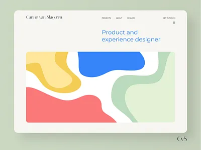 Portfolio Landing Page design desktop home landing page portfolio screen ui ui design web design website