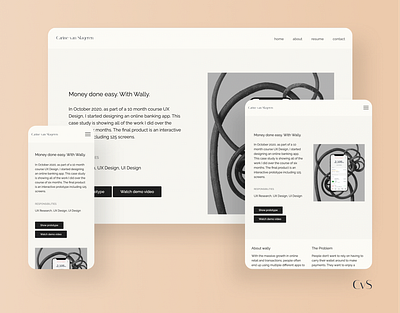 Responsive Website clean css desktop frontend development html javascript minimalism mobile portfolio responsive responsive design tablet ui design ux design website