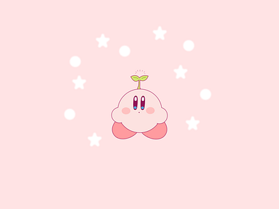 Here is Kirby !! design graphic design illu illustration kirby