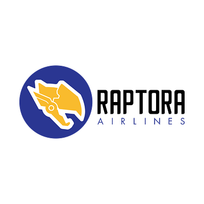 Raptora Airlines Company Branding branding design graphic design illustration logo typography vector