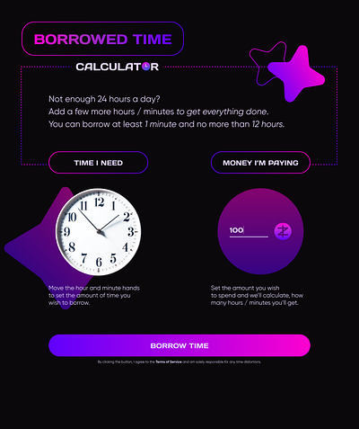 Daily UI #004 — Calculation calculation dailyui time