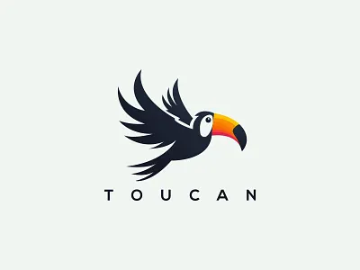 Toucan Logo big bird black bird branding design game graphic design logo strong top toucan top toucan logo toucan toucan logo toucan vector logo toucans toucans logo toucans logo design ui ux vector