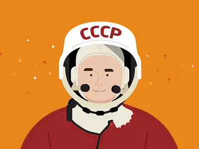 Yuri animación animation astronaut cccp cosmonaut gargarin russia yuri