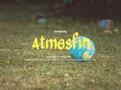 Atmosfir | FREE FONT font handlettering handwritten illustrationdaily