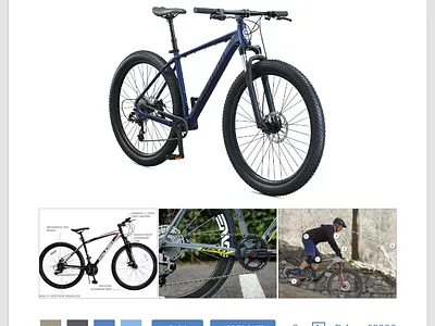 Roar Bikes - Product - Web Design adobe xd design ui design ux design web design