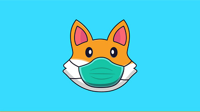 Fox with mask animal mascot design animal vector animal vector design animal with mask character design fox cartoon design fox character design fox logo fox mascot design fox vector fox with mask mask deisng