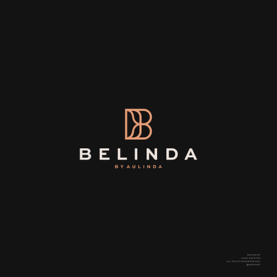 Belinda By Aulinda beautiful beauty bletter blogo bmonogram branding cosmetics design icon logo logogram logotype mark simple skincare symbol vector women