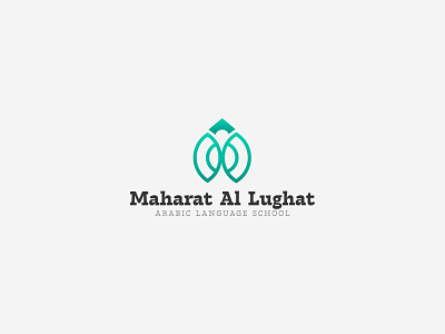 Maharat Al Lughat Logo Design | Language School | Education Logo academy brand identity branding coaching center education education website educational elearning language school learning learning platform logo logo design logo maker logotype modern
