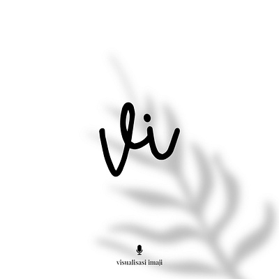 Visualisasi Imaji Logo branding design icon illustration lo logo podcast typography