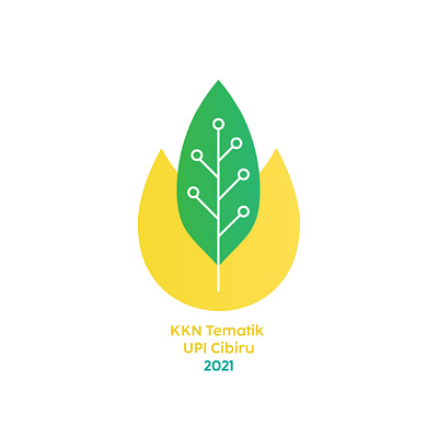 Logo KKN Tematik UPI 2021 branding design education icon illustration logo social technology
