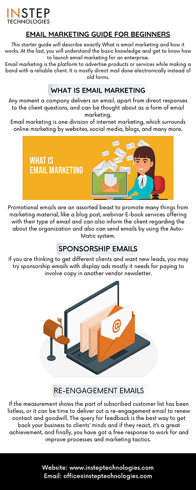 Email Marketing Guide for Beginners digital marketing email marketing insteptechnologies mobile app development web design