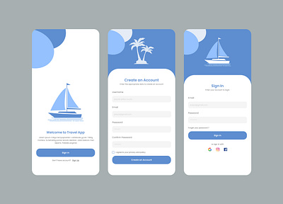 Simple Login Travel App app hits login login travel mobile popular register simple login simple login register simple ui travel travel app travel register trend ui vector ui