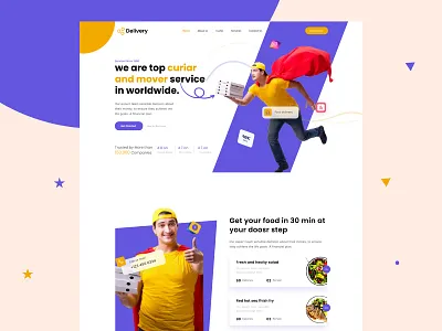 Food delivery landing page burger chef app delivery eat eating food food and drink food app food delivery food delivery app food delivery landing page food delivery service food order landingpage pizza recipe app restaurant uiux web design website