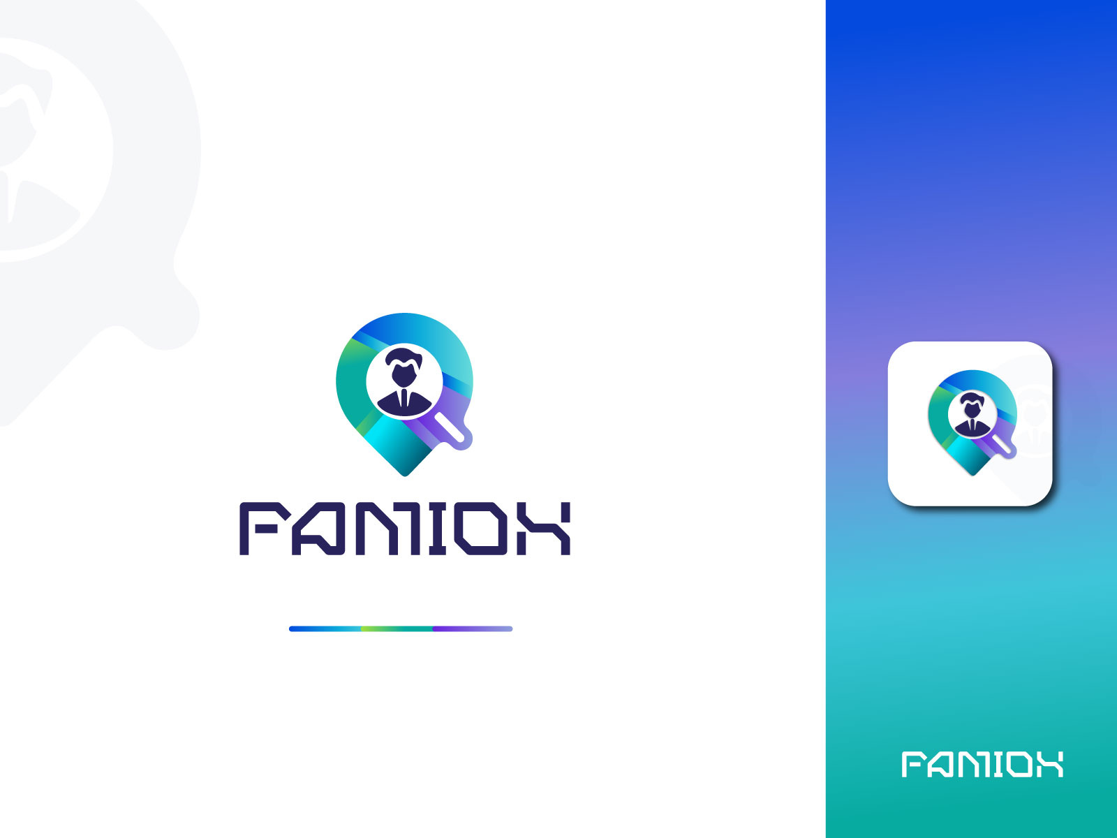 Example of Tracker Location  Employ Logo Icon