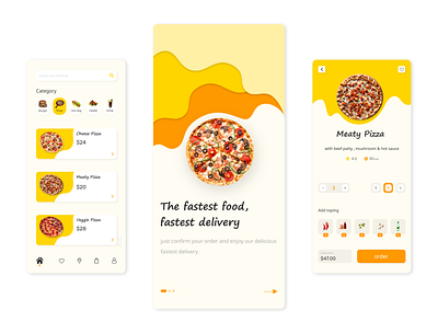 Fastfood application app delivery design fastfood fastfood app food food app food application food design app topdesign ui uiux userexperience userinterface ux