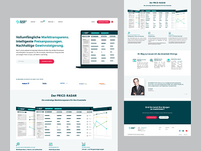 Markt Pilot | Website berling clean dailyui design fresh germany green landing page minimal page pilot product landing product website startup tech technology ui uidesign webflow website